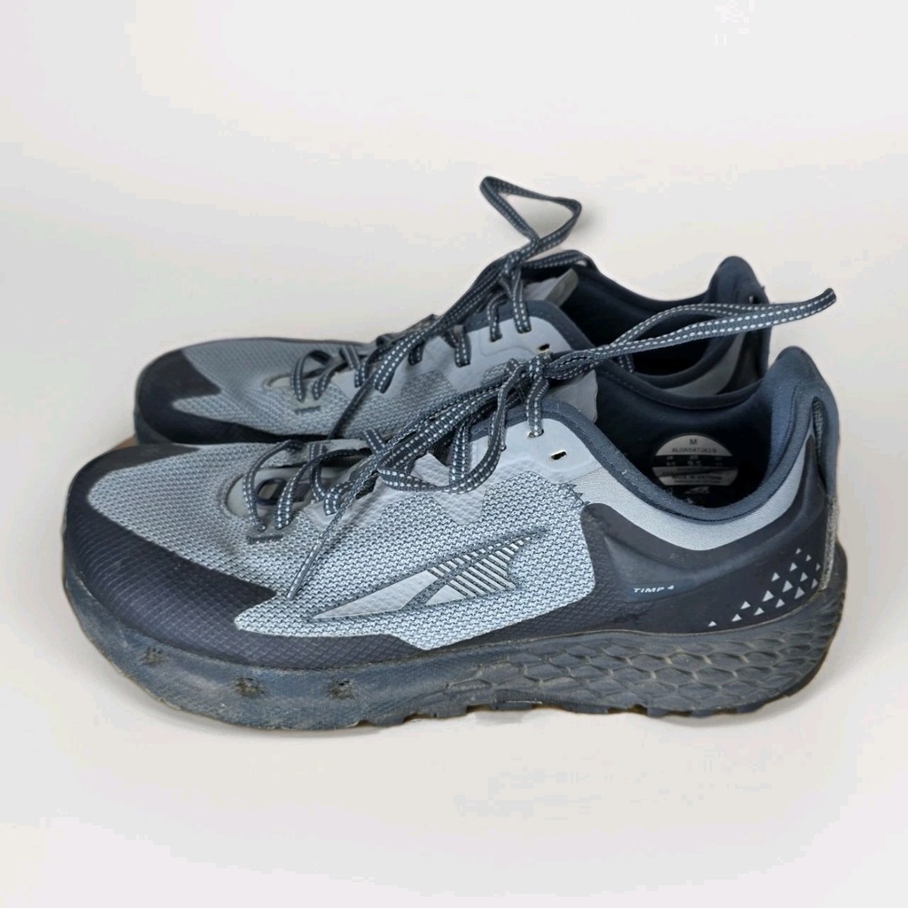 Altra Timp 4 Mens Performance Trail Running Shoes Navy Slate Blue Size 9.5